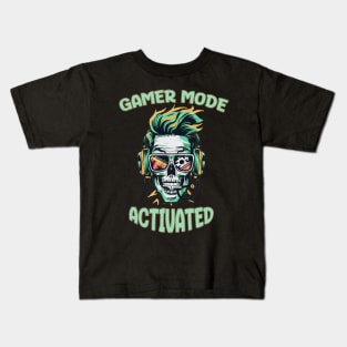 GAMING MODE ACTIVATED Kids T-Shirt